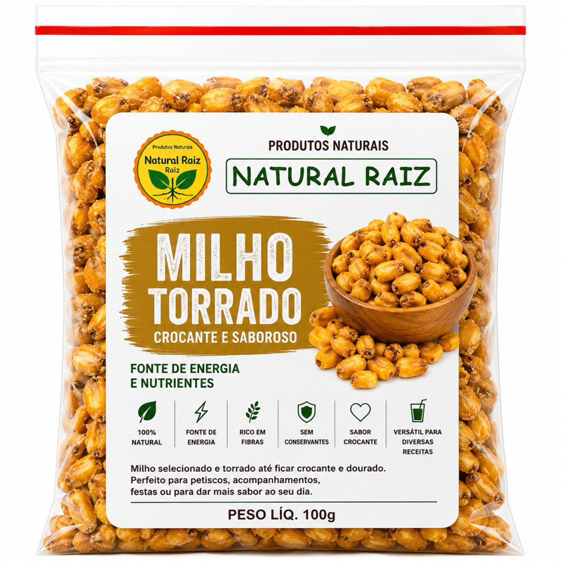 Milho Mostarda e Mel Crispy Torradinho - Snack NOVIDADE!