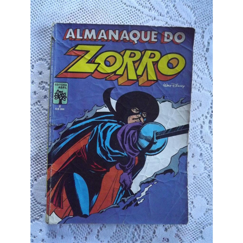 Almanaque do Zorro 2 - Janeiro 1983 - Editora Abril