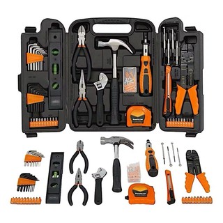 Kit Jogo De Ferramentas 200/129/21 Pcs Completo C/Soquetes Chaves Maleta TOP CASA