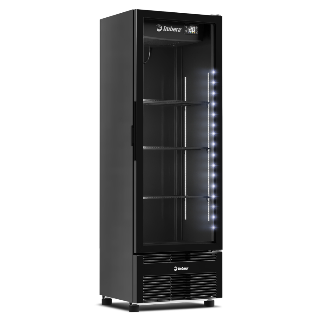 Cervejeira Imbera 485l Full Black Porta de Vidro Inverter Bivolt