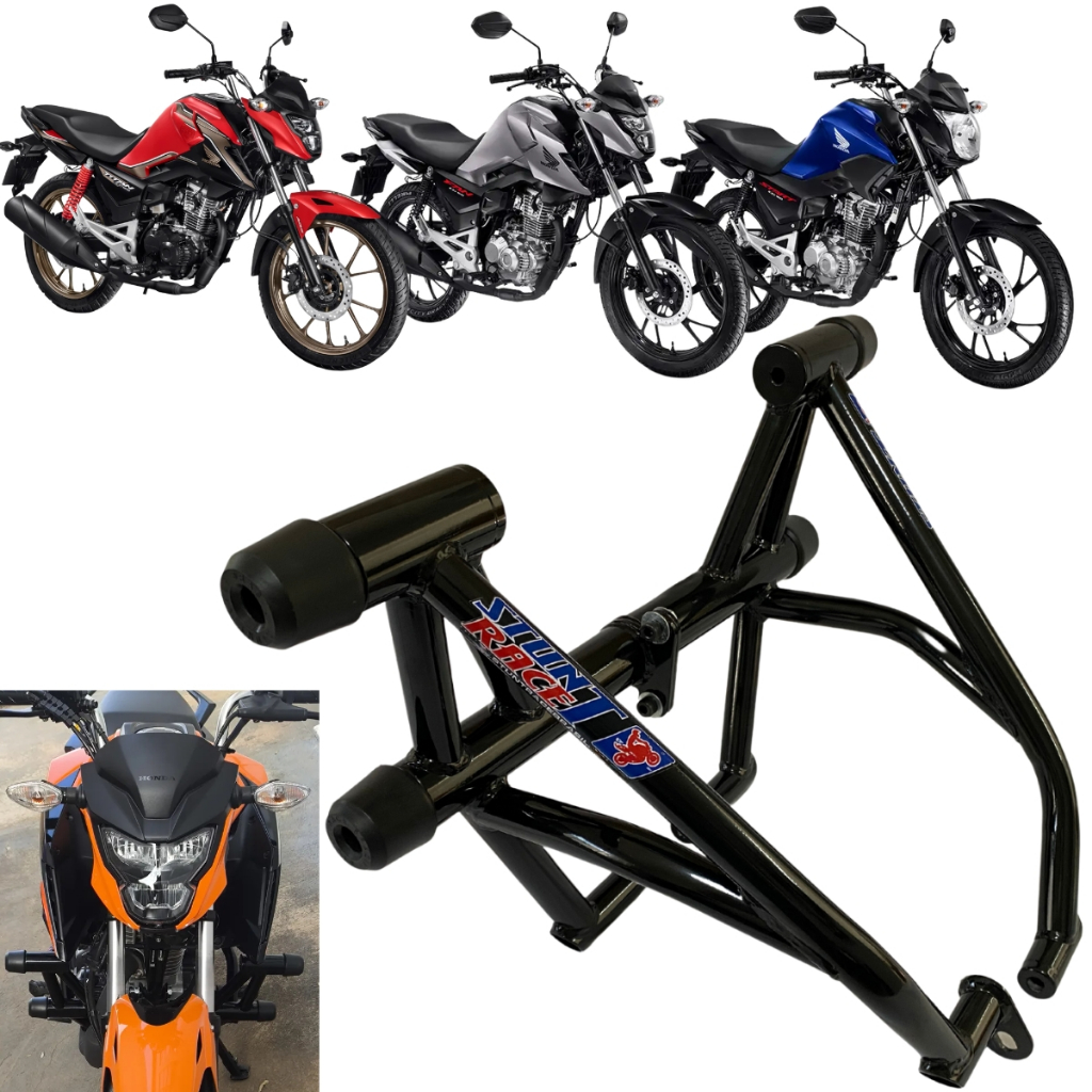 Slider Stunt Race Cg 160 Honda Titan Fan Start Cargo Cg160 Protecao CG-160
