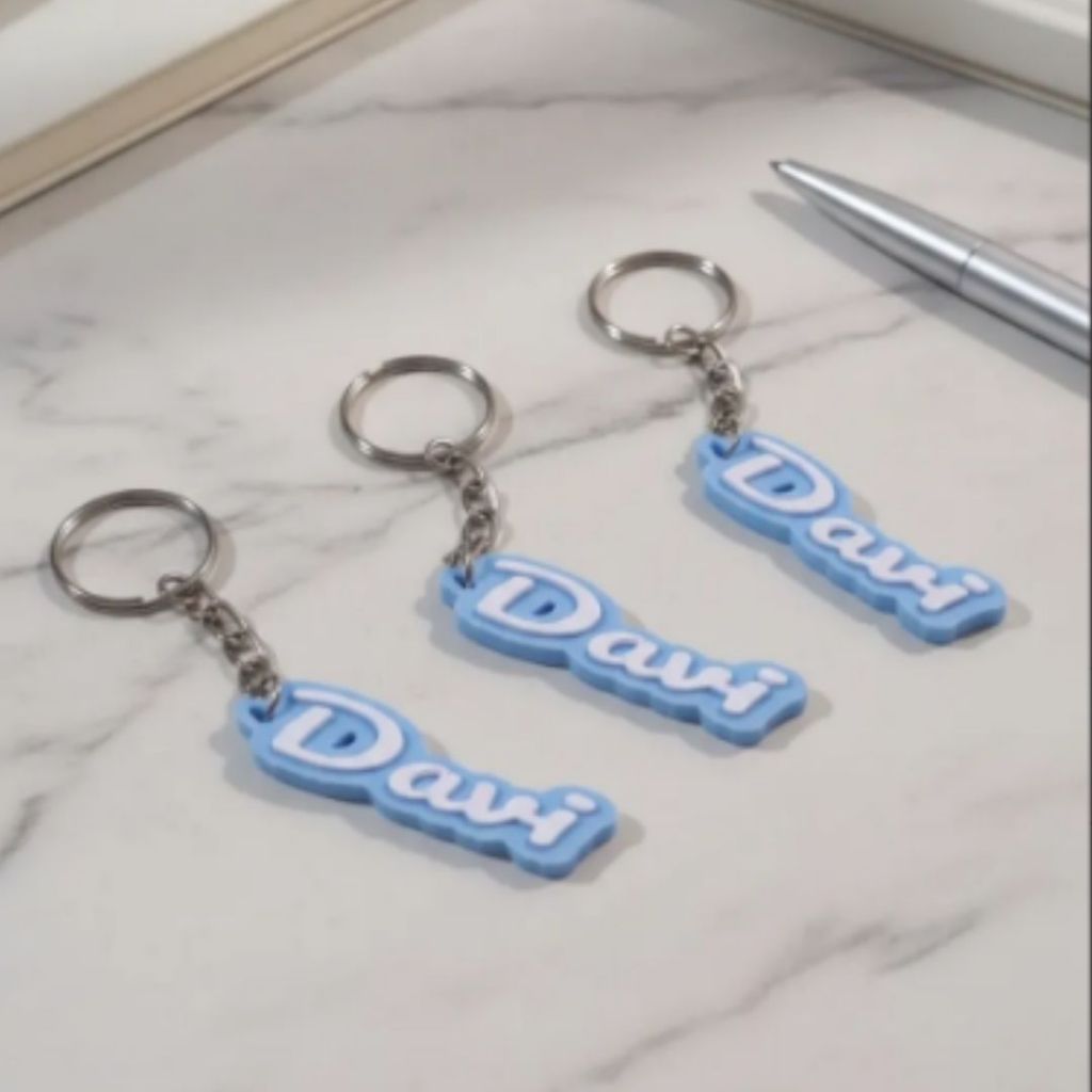 Kit 3 Chaveiro Personalizado Nome Lembrancinha Maternidade Aniversário Escolar Mochila Infantil Menino Menina
