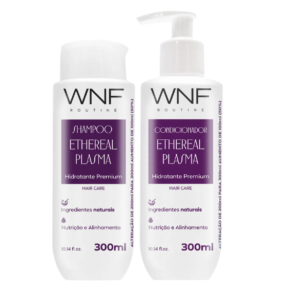 Hair Care Routine Shampoo e Condicionador Ethereal Plasma 300ml WNF