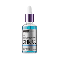 Sérum Facial Anti-Idade GHK-Cu Peptídeo de Cobre + Exossomos Firmeza Regeneração Zencial 30ml