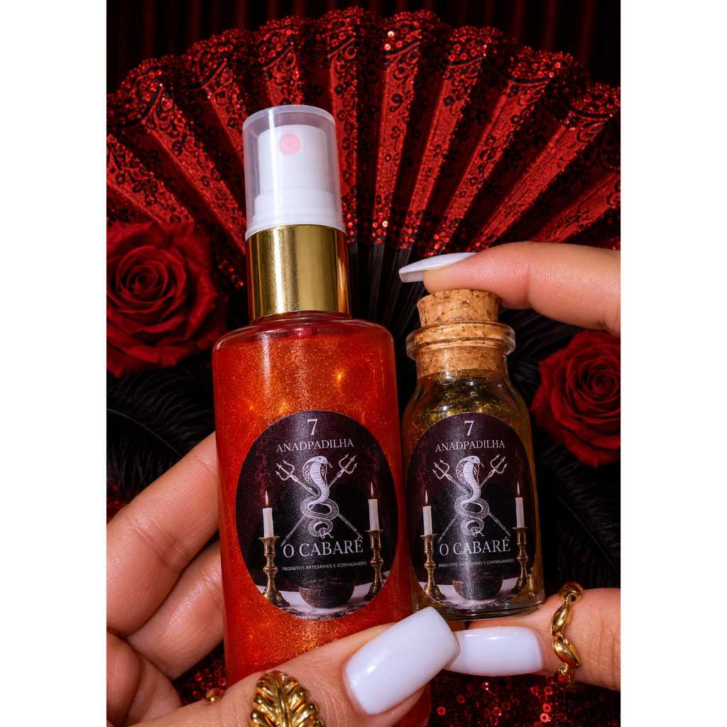 body splash + óleo glamour consagrado por Pombogira de lira ( cheiro traz a lembrança do GOOD - FLORRATS )