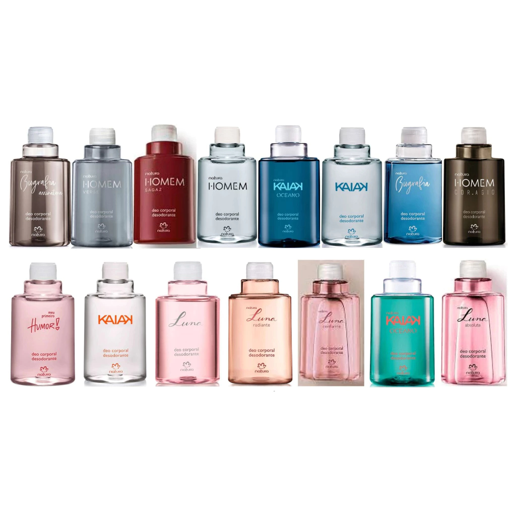 Refil Desodorante Spray Deo Corporal Natura Masculino ou Feminino 100ml - À denifir nas variações