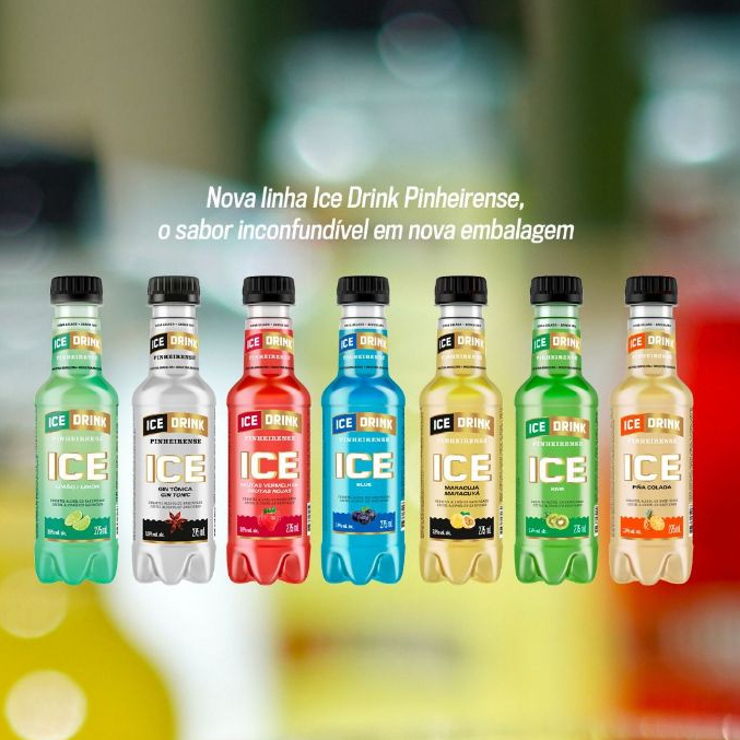 Kit 06 a 20 unidades Coquetel Ice Drink 275ml