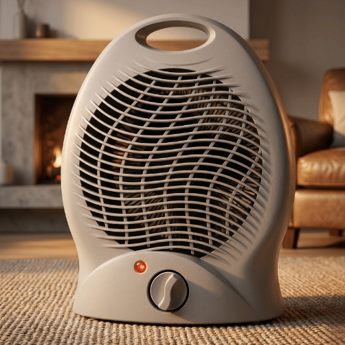 Aquecedor De Ar Eletrico Portatil Termoventilador 127v 220v Seguro Quarto Sala