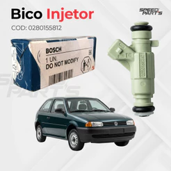 Bico Injetor Gol Parati Mi 1.0 8v Gasolina 0280155812 0280155763 0309060311