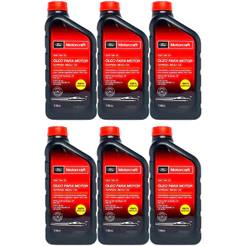 Kit 6 Litros 5W30 FORD Motorcraft 100% Sintetico Original + Etiqueta Revisão Original Ford