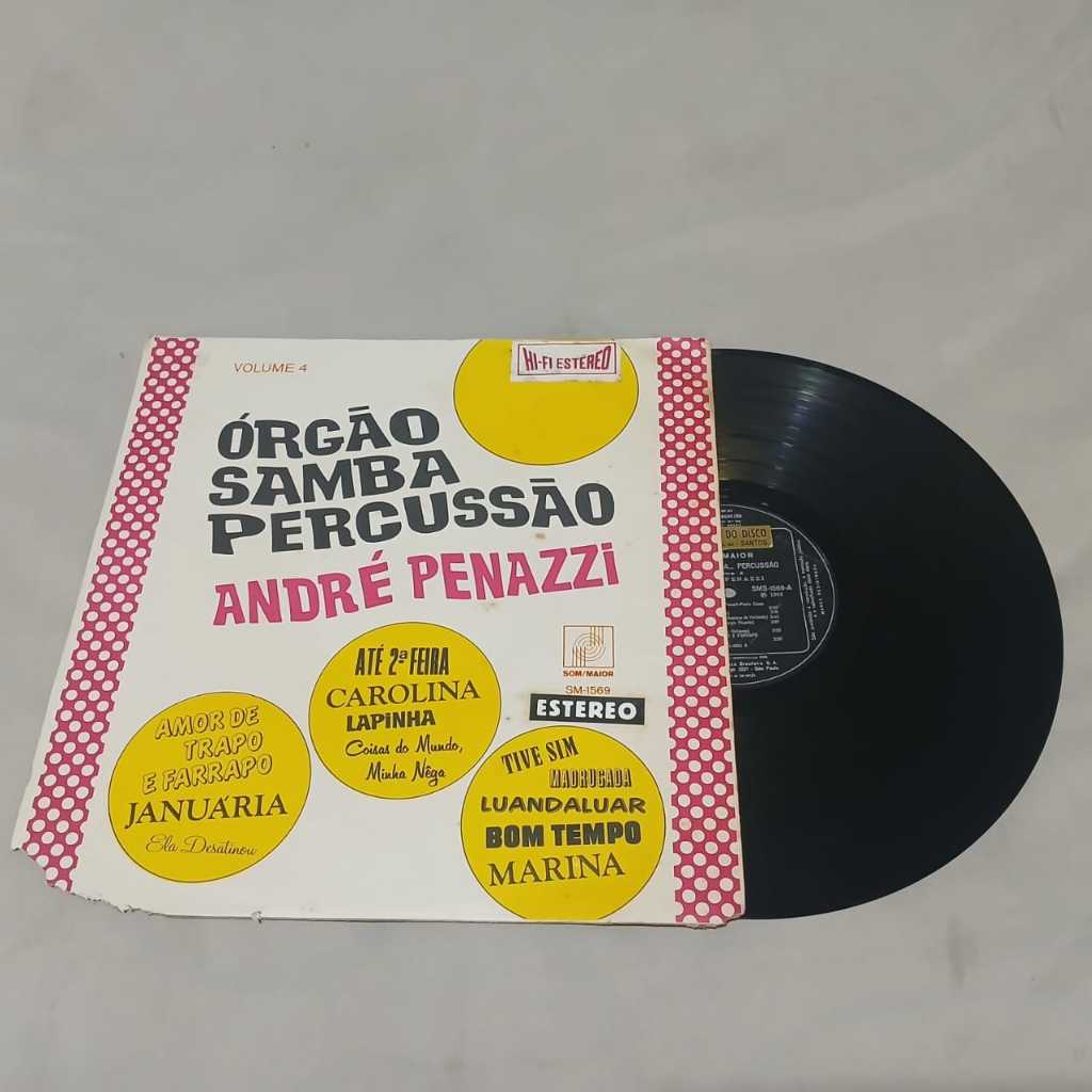 Lp André Penazzi Órgão Samba Percussão Volume 4 1968