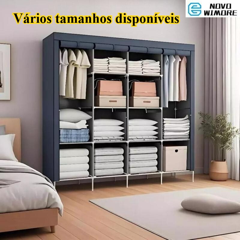 [HWC] Guarda-roupa Dobrável Moderno, Reforçado e Espesso para Organização de Roupas