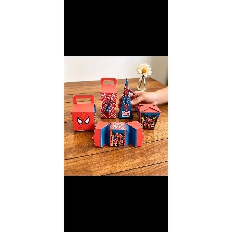 Kit Festa O Homem Aranha - Aniversário Infantil - Lembrancinha - Festa de Aniversário - Envio Rápido