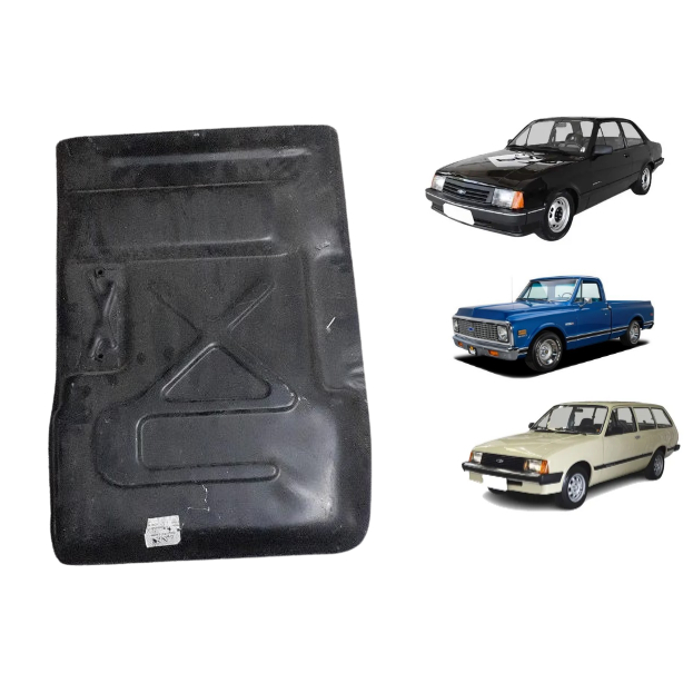 BANDEJA ASSOALHO TRASEIRO GM CHEVETTE / CHEVY / MARAJO 1973 ATÉ 1995 LADO ESQUERDO