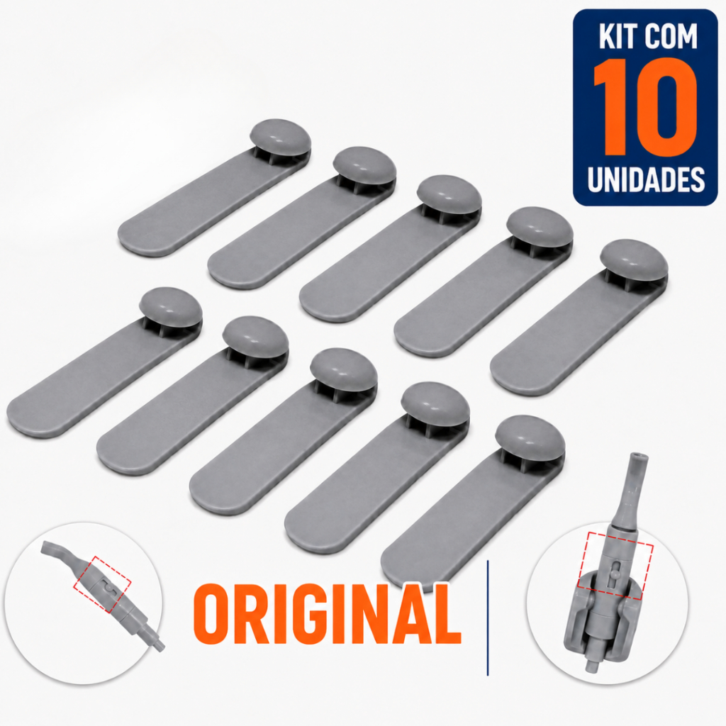 Kit 10 Un Lingueta Fechamento Suctor (canula) Gnatus / Saevo