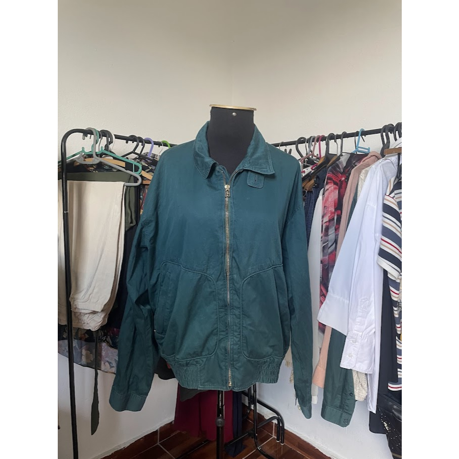 Jaqueta Bomber Hartford Verde Tam G | Brechó