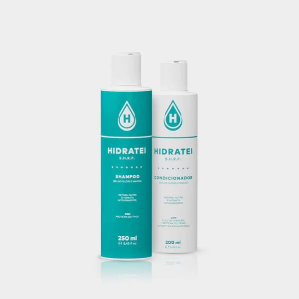 Kit Shampoo e Condicionador Gloss SHRP Hidratei | Brilho Espelhado e AntiFrizz