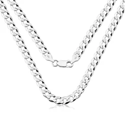 Corrente Masculina Grumet 60cm 6mm prata 925
