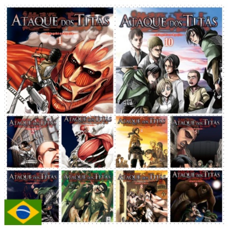Mangás Ataque dos Titãs – Volumes | Shingeki no Kyojin