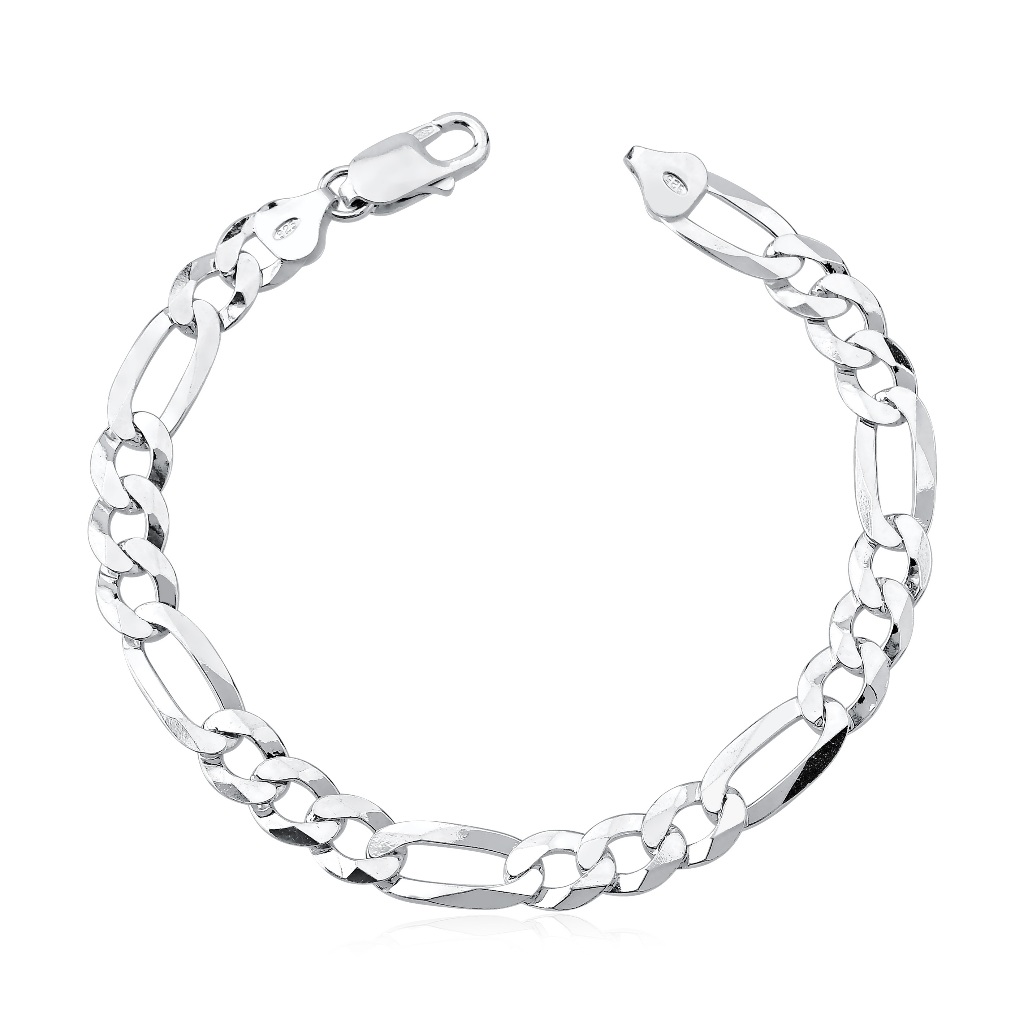 Pulseira Grumet 3x1 8mm Prata 925