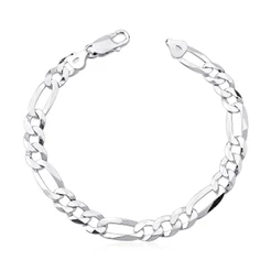 Pulseira Grumet 3x1 8mm Prata 925