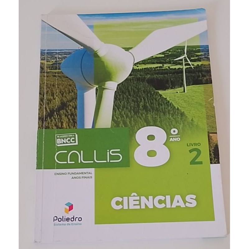 Livro de ciências 8 ano livro 2 Poliedro Callis ensino fundamental