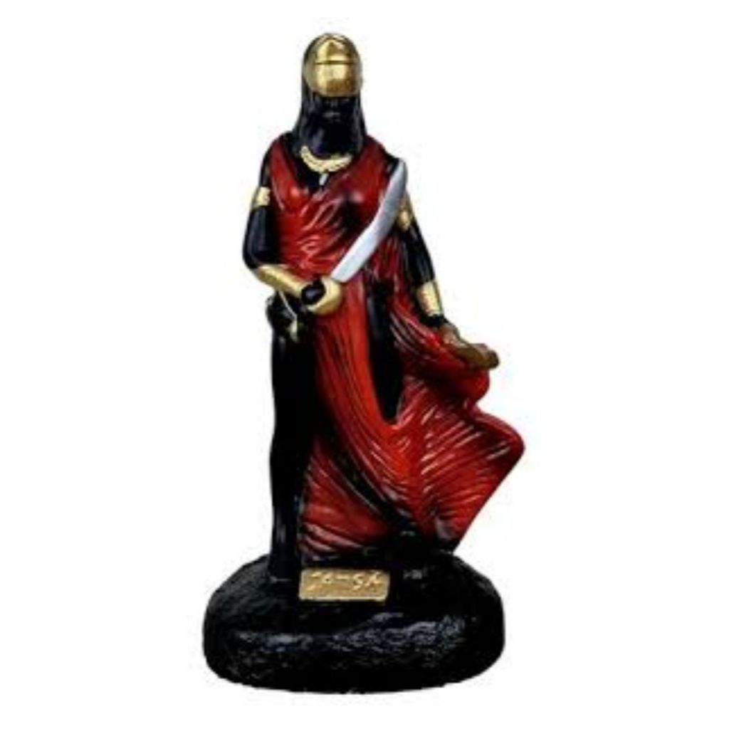 IMAGEM  ORIXÁ IANSA DE GESSO 24CM