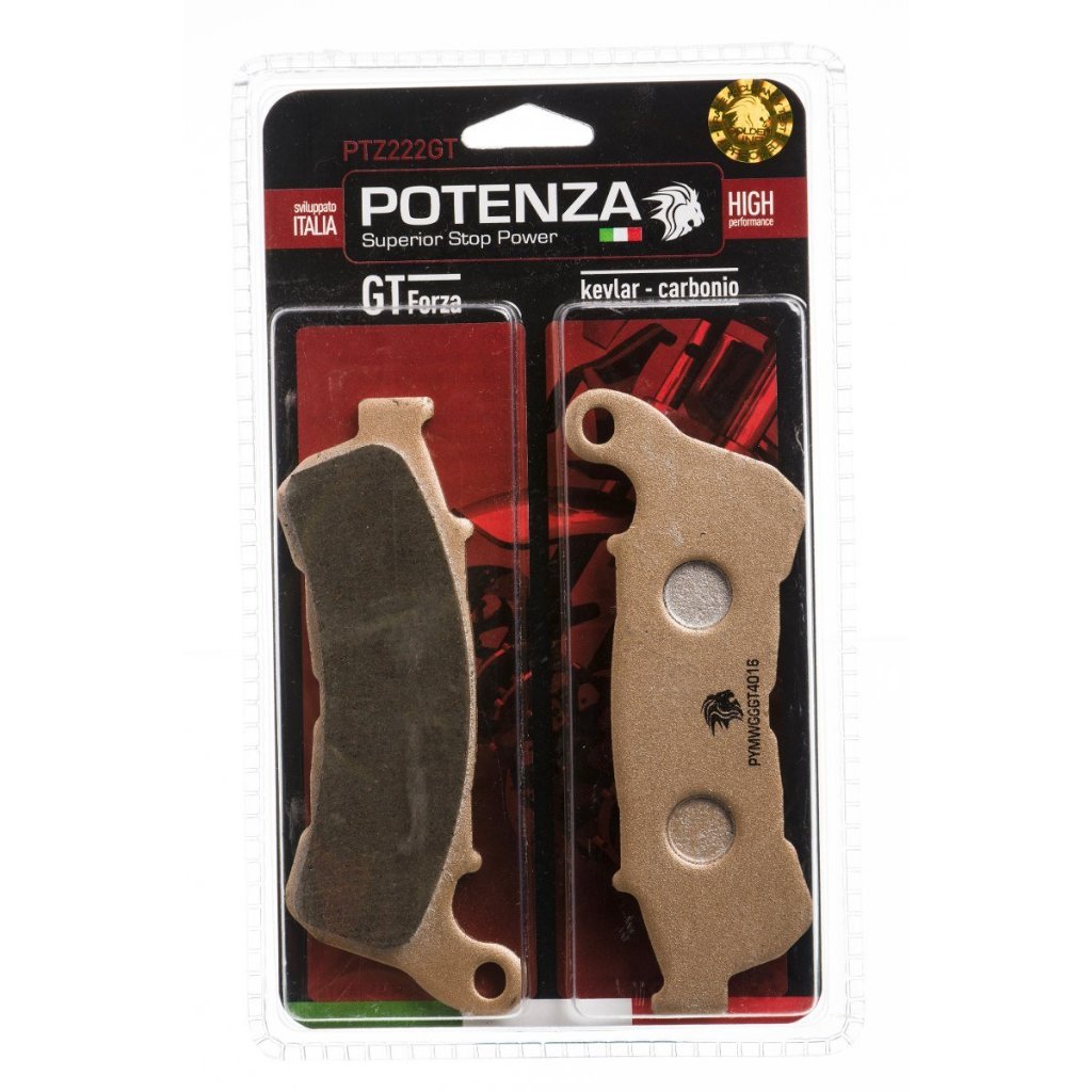 Pastilha de Freio Dianteira Potenza PTZ222GT Kevlar Carbono