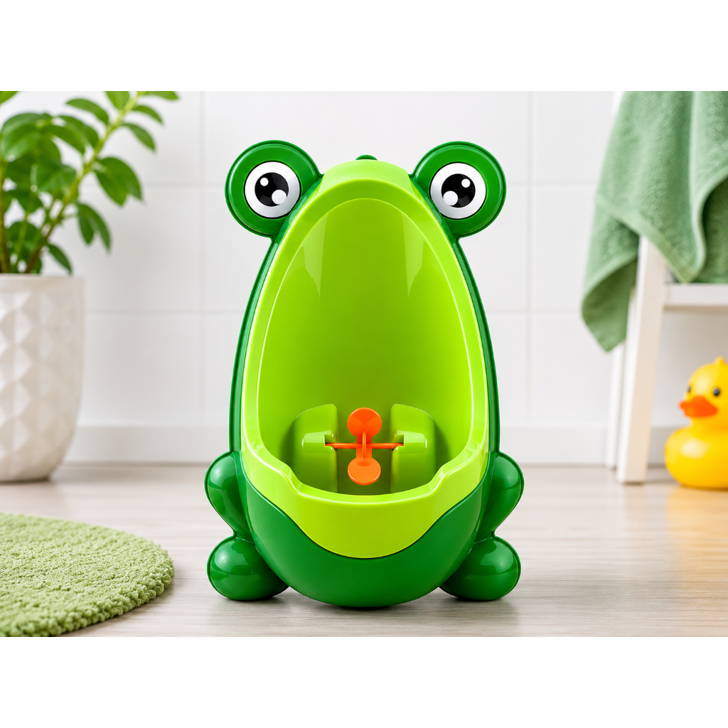 Mictório Infantil Sapinho Penico Menino - Divertido, Higiênico e Fácil de Instalar