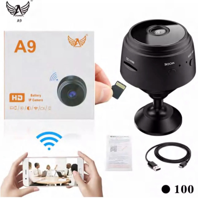 Mini Camera com WIFI e detecção de movimentos monitoramento e segurança para sua casa ou escritorio