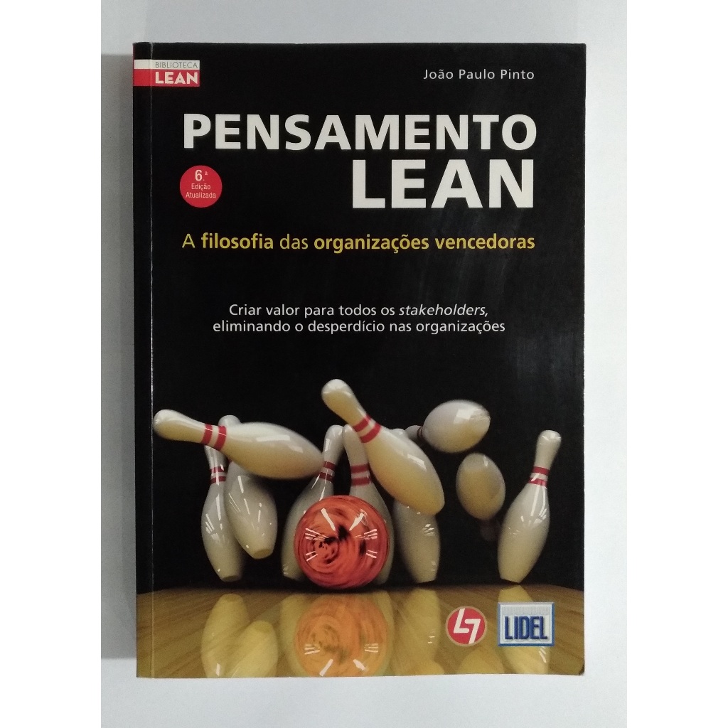 Pensamento Lean João Paulo Pinto Livro Usado