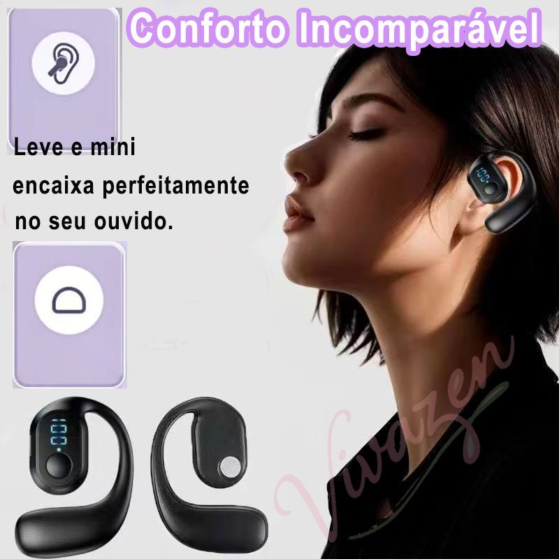 Sem Fio Bluetooth 5.3 Fone De Ouvido Único Tampões Ultra Longa Vida Útil Da Bateria Negócios Esportes touch