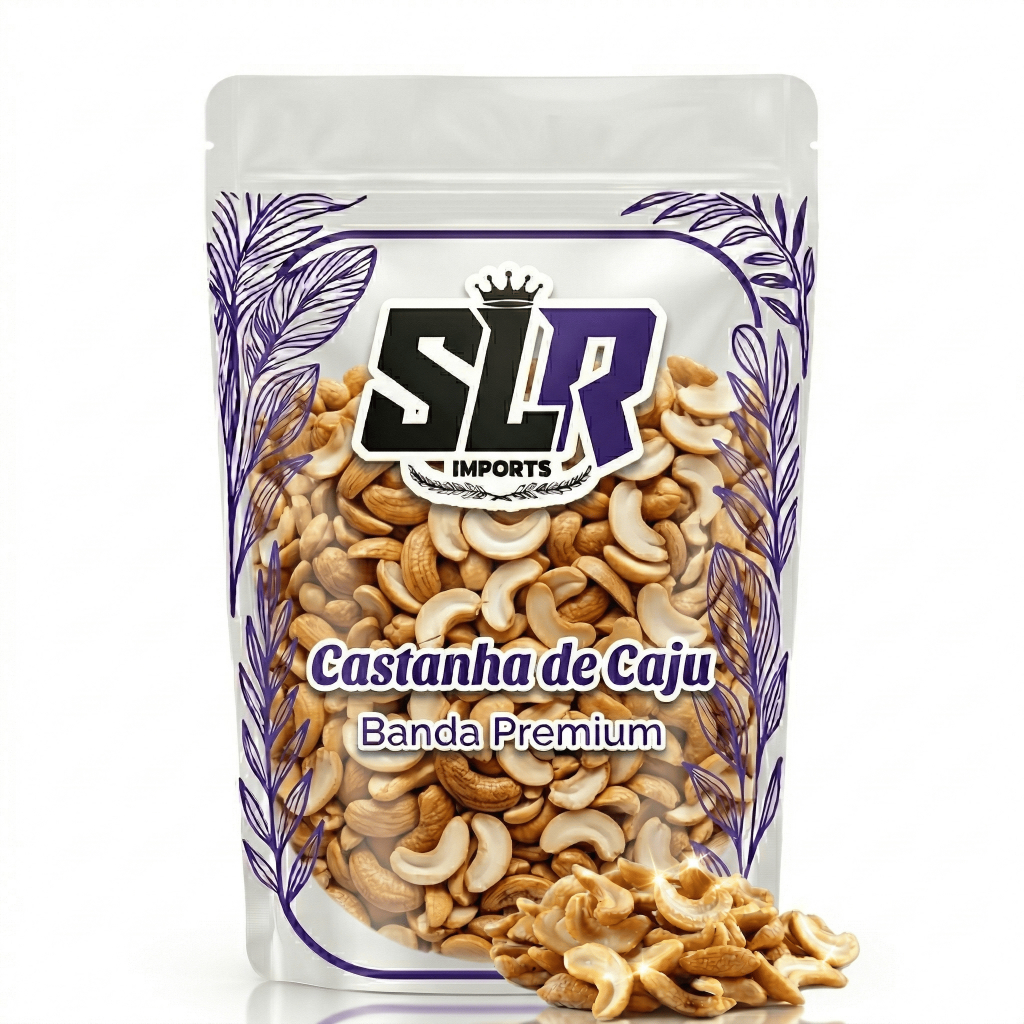 Castanha de Caju Torradas em Bandas 500g e 1Kg Premium