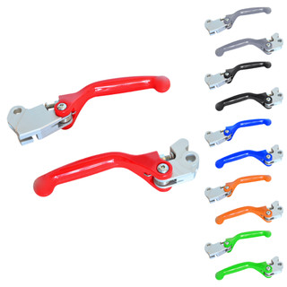 Par Manete Retrátil Honda Crf 230 Crf 250f Crf 300F Gp-6 Biker Kit Indestrutível Motocross Trilha