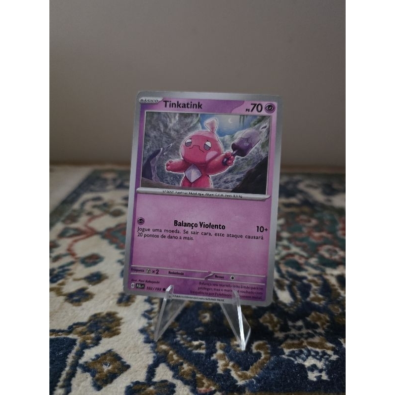 Carta Pokémon Tinkatink (102/193) - Evoluções em Paldea (PAL)