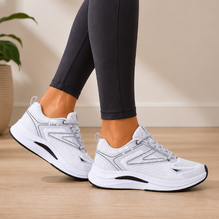 Tênis Feminino Powerfit Caminhada Academia Casual Confortável Leve Respiravel e antiderrapante