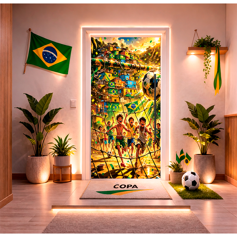 Lançamento 2026 Capa Veste Porta Copa Do Mundo Brasil Em Tecido Sublimado Diversos Modelos