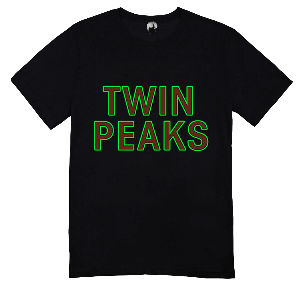 Camiseta Personalizada Twin Peaks Logo Retro Camisa Unissex Estetica Serie De TV Casual Hypewear Geek Alternativa Premiu