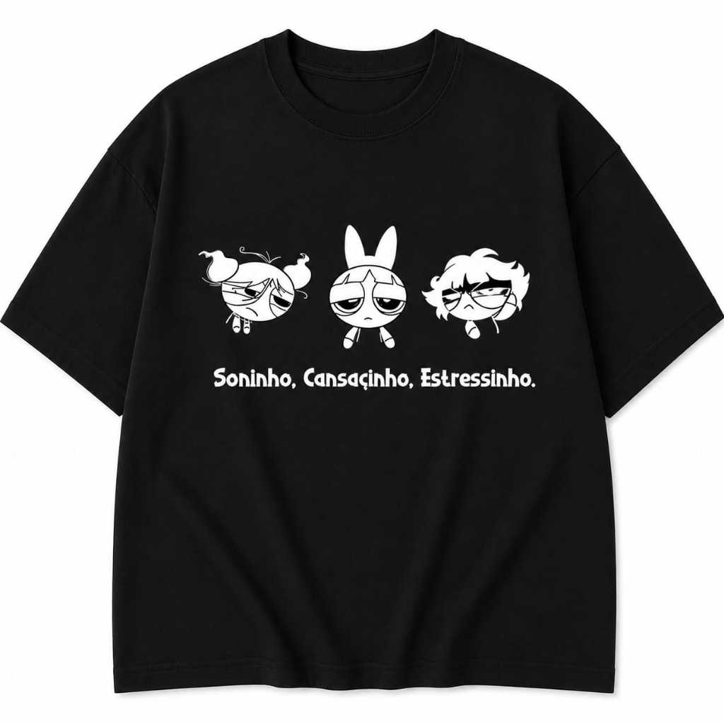 Camiseta Feminina Estampada Meninas Super Poderosas