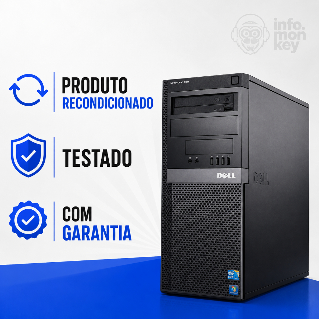 CPU PC DUAL CORE I3 I5 I7 COM CABOS - LEIA DESCRIÇÃO