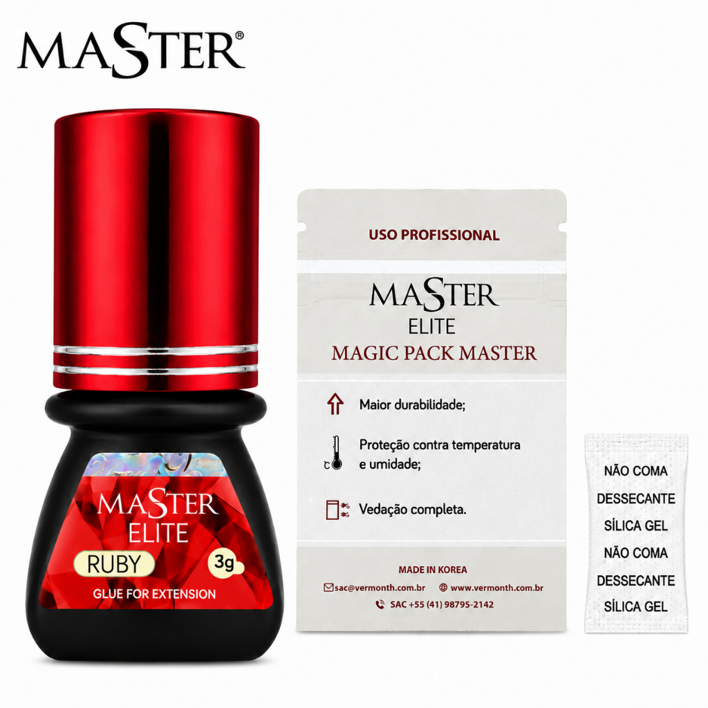 Cola Elite Master Ruby Para Alongamento De Cílios 3ml