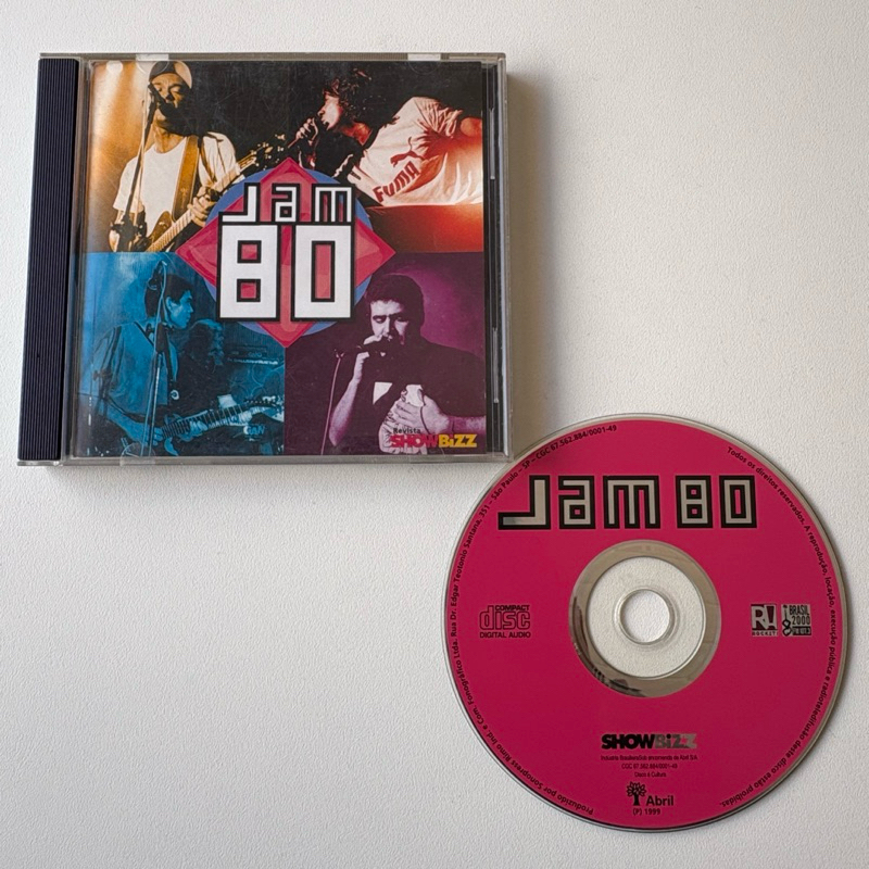 Cd Jam 80 Vários Artistas Envio Ou Retira Em Curitiba