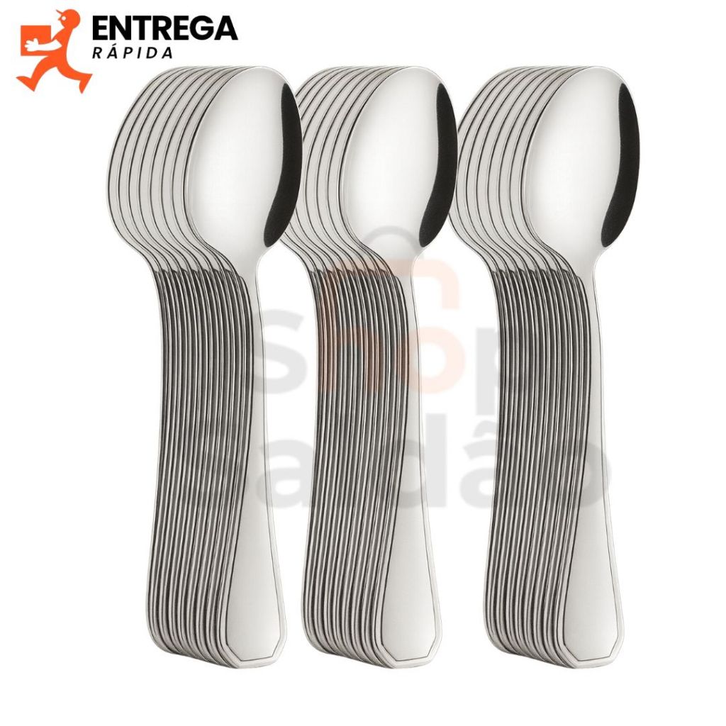 Colher de Mesa Inox Jogo de Talhares Cozinha Colheres de Sopa Talheres de Jantar Escolha a Variação