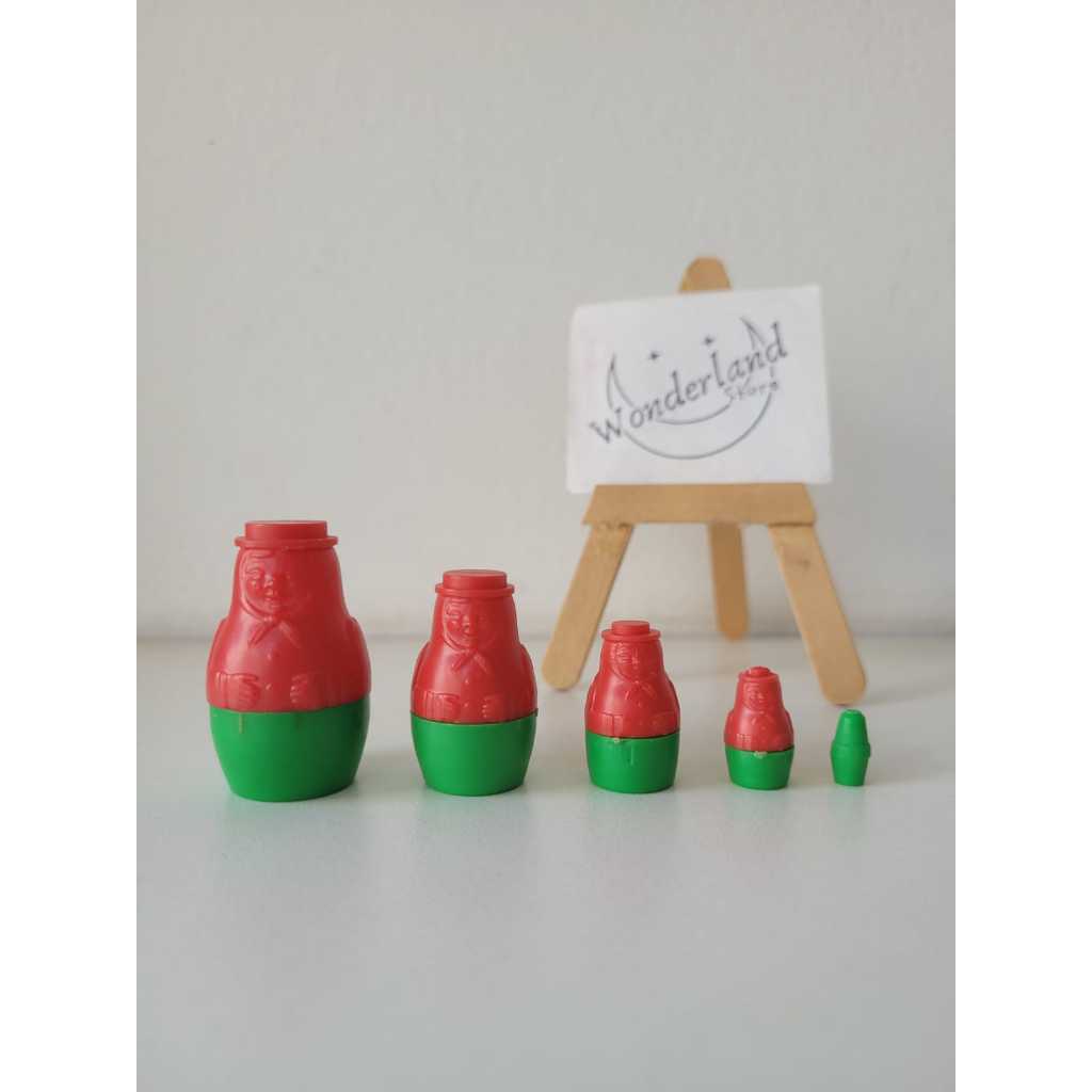 Miniaturas Raro Bonecas Matrioska Completo Russas Kinder Ovo anos 90