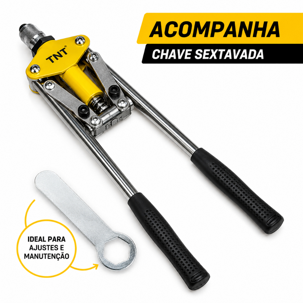 Alicate Rebitador Profissional Tipo Alavanca 17 polegadas TNT