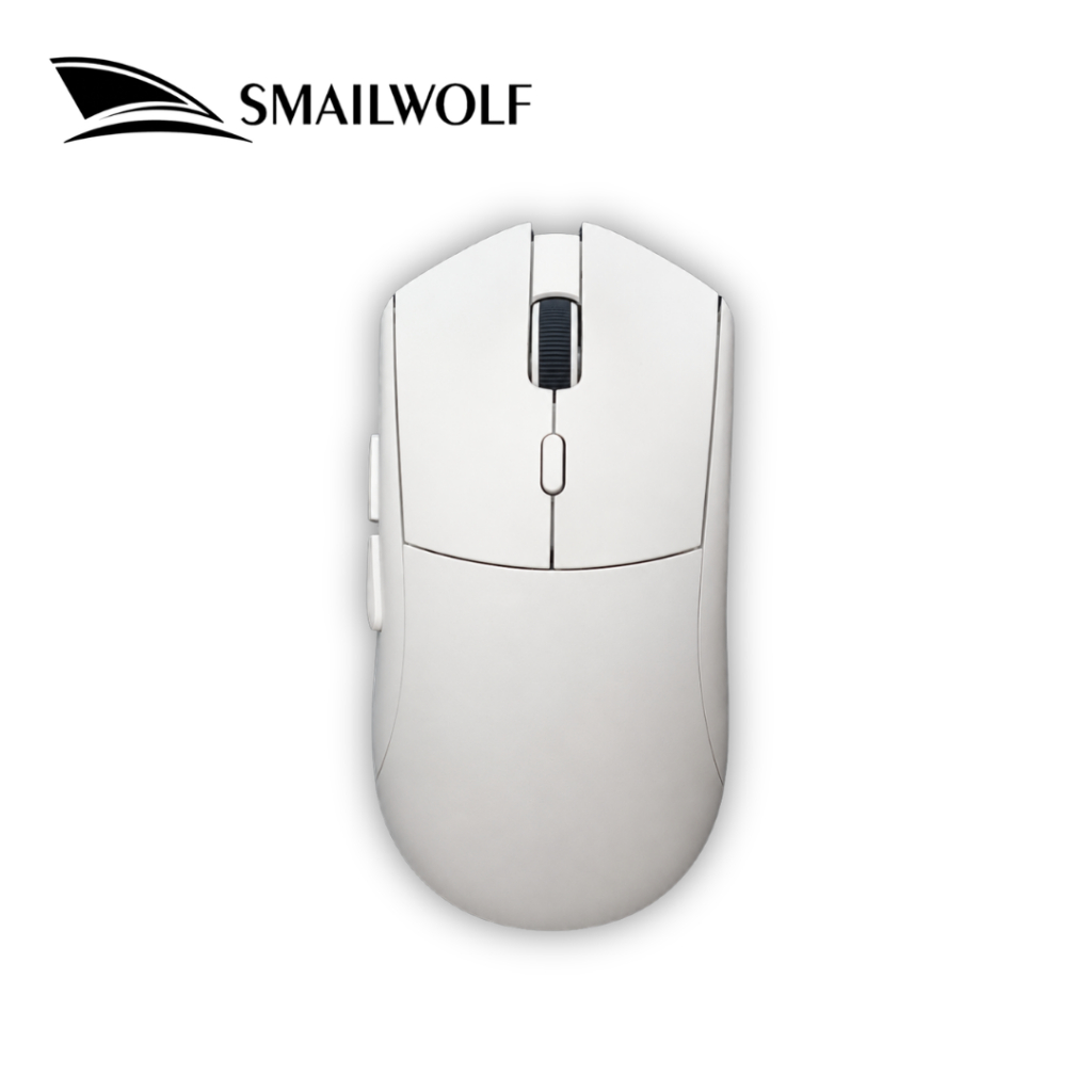Mouse Gamer Sem Fio SMAILWOLF RS7 PAW3311 20000 DPI Bluetooth 2.4G USB Recarregável