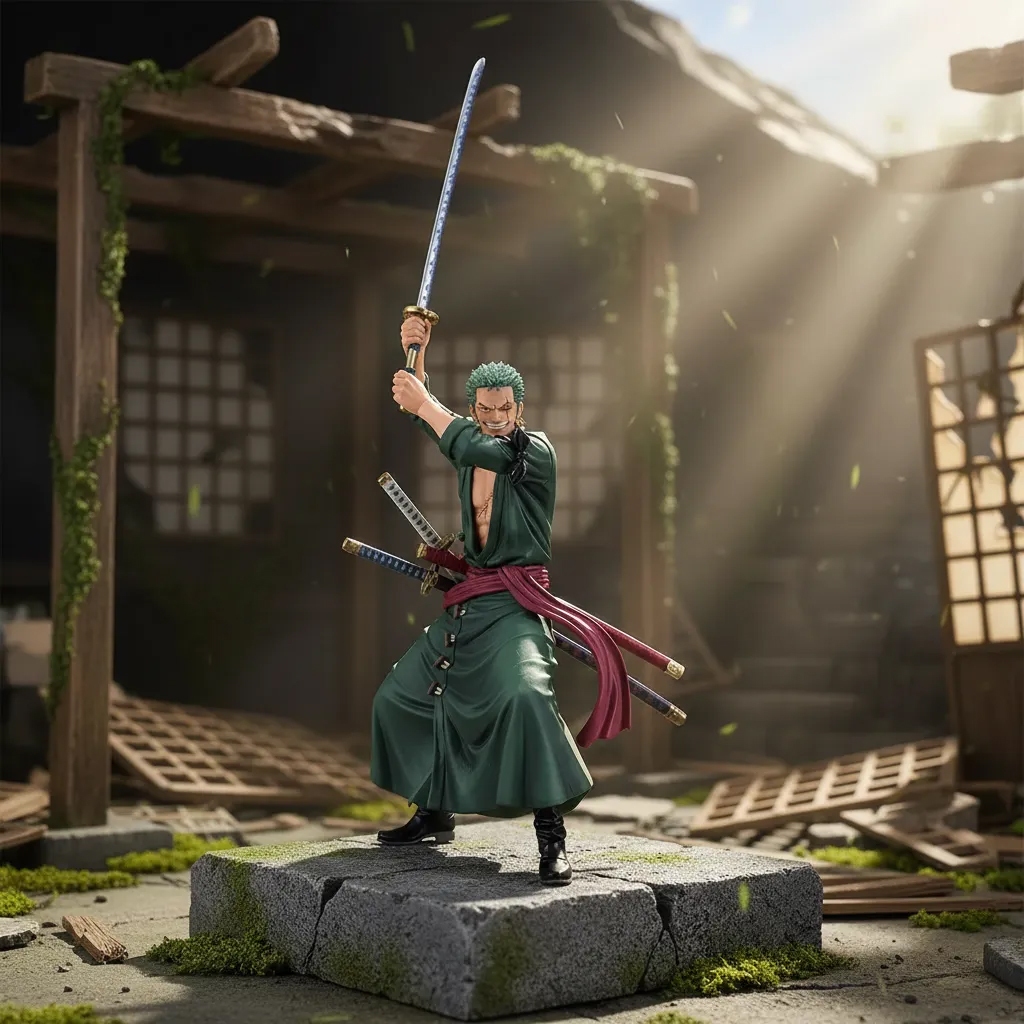 Roronoa Zoro Kenshi no Setsuna Banpresto 16cm One Piece Original Lacrado Figure Anime Colecionável