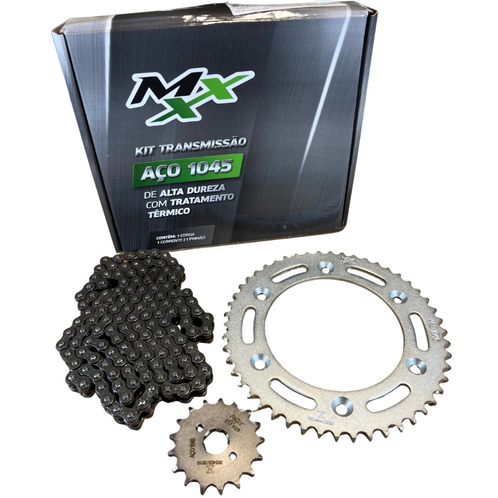 Kit Transmissão Coroa/ Corrente / Pinhão / MX6 CG 150/160