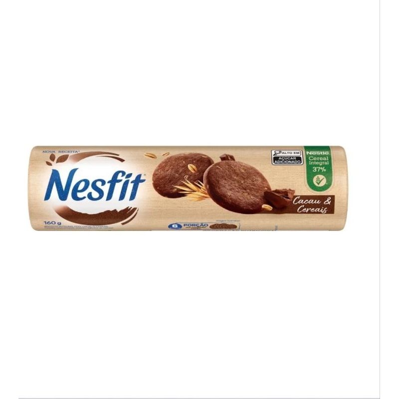 Biscoito bolacha Nesfit cacau & Cereais 160 gramas