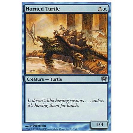 Tartaruga Marinha com Chifres - - Magic The Gathering